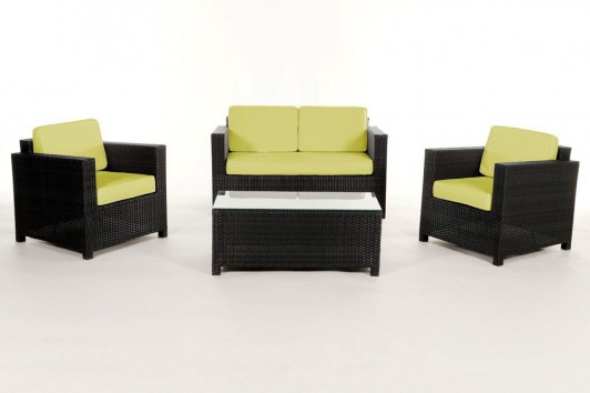 Lounge Bona: revêtement pour coussins en vert