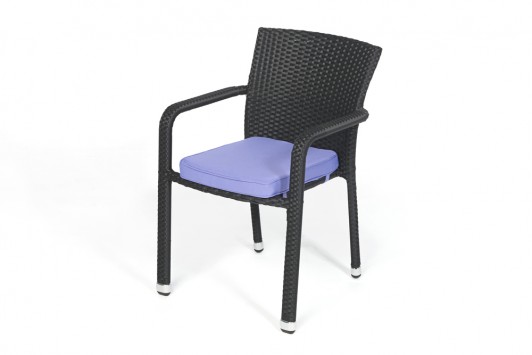 Chaise de jardin Sinatra: revêtement pour coussins en violet