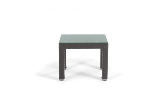 Set de meubles de jardin Olympia brun foncé -  table d'appoint