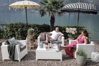 Gartenmöbel Bona Rattan Lounge braun