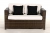 Meubles de jardin lounge en rotin Bona Dea brun - sofa