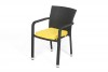 Chaise de jardin Sinatra: revêtement pour coussins en jaune