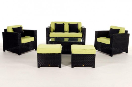 Green cushion cover set for the Bona Dea Lounge