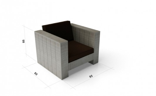 Sylt Wooden Lounge, armchair