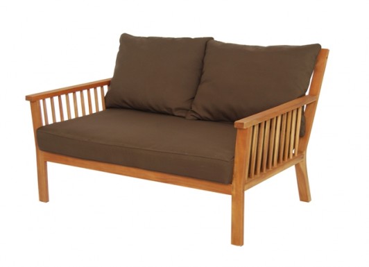 Safari Wooden Lounge, 2-seater sofa