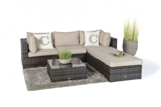 Ibiza  Rattan Lounge, brown