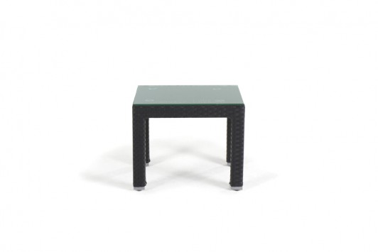 Wioming Rattan Lounge, black side table