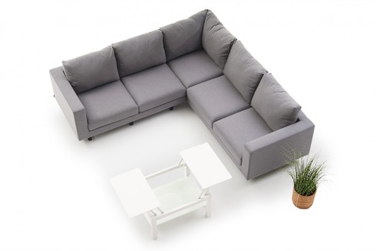 Outdoor Garden Furniture Temple Lounge Grey