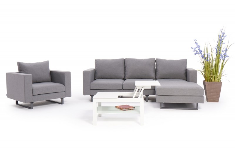 All Weather Lounge Sunbrella Fabric Outdoor Sofa Seven