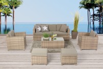 Gartenmöbel Lounge Luxury Deluxe 3er braun