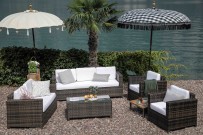 Gartenmöbel Lounge Luxury Deluxe 3er braun
