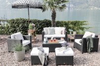 Gartenmöbel Lounge Luxury Deluxe schwarz