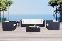 Gartenmöbel Cabana Lounge schwarz