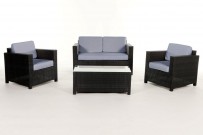 Gartenmöbel Luxury Lounge Überzug blau