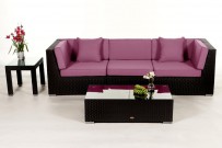 Gartenmöbel Lounge Bellaria Überzug lila