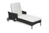 Fluted Bombay Sunlounger with Adjustable Back Rest