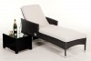 Bombay Sunlounger with Beige Seat Cushion Cover