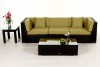 Lime green  cushion cover set for the Barbados Lounge 