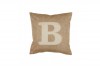Decorative pillow, Letter B Sand