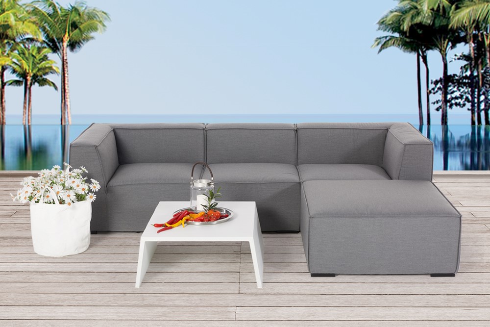 Outdoor Stofflounge Roxy Grau