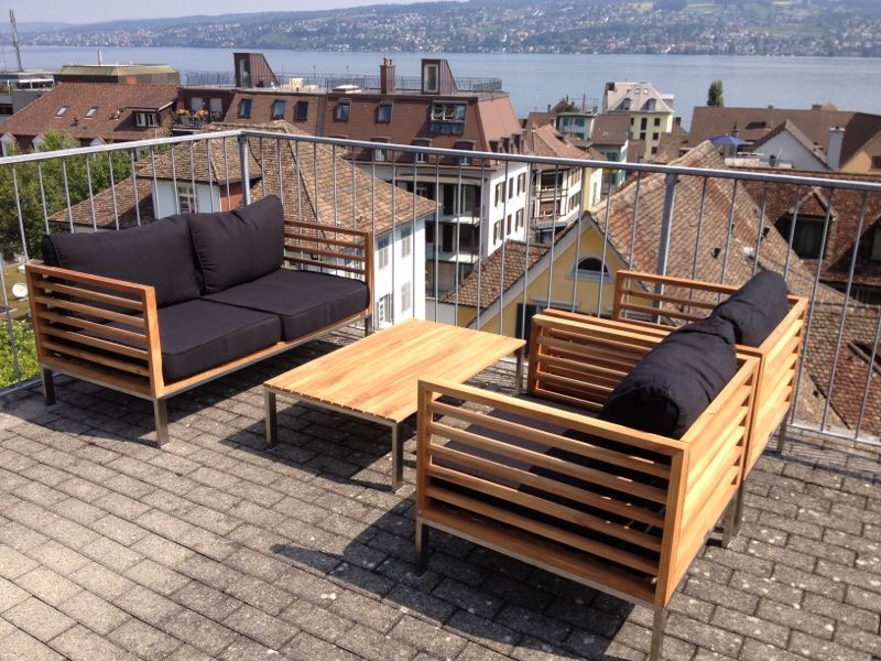 Gartenlounge aus Teakholz